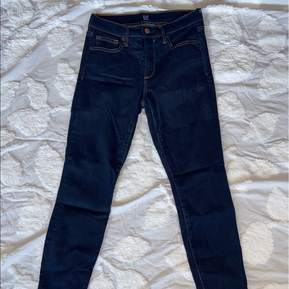 Gap True Skinny Jeans Dark Wash